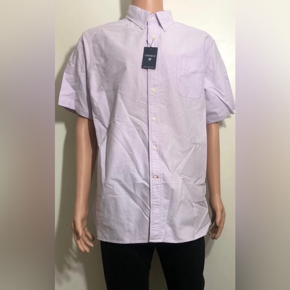 NWT Daniel Cremieux Light Purple Button-Down Casual Oxford’s Shirt Size XL